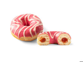 228228 Schulstad Pink Bliss Filled Ring Donut