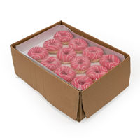 228288 Schulstad Pink Bliss Filled Ring Donut Inner Case