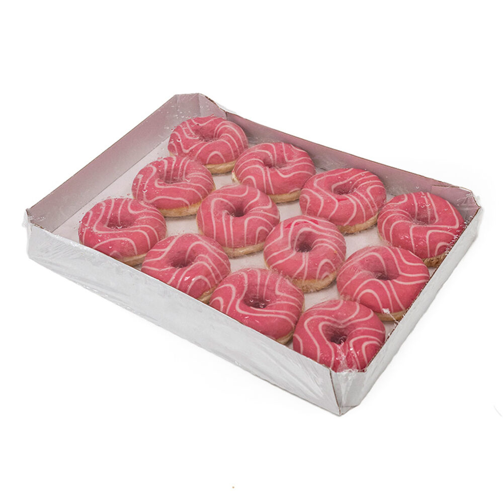 228288 Schulstad Pink Bliss Filled Ring Donut Tray