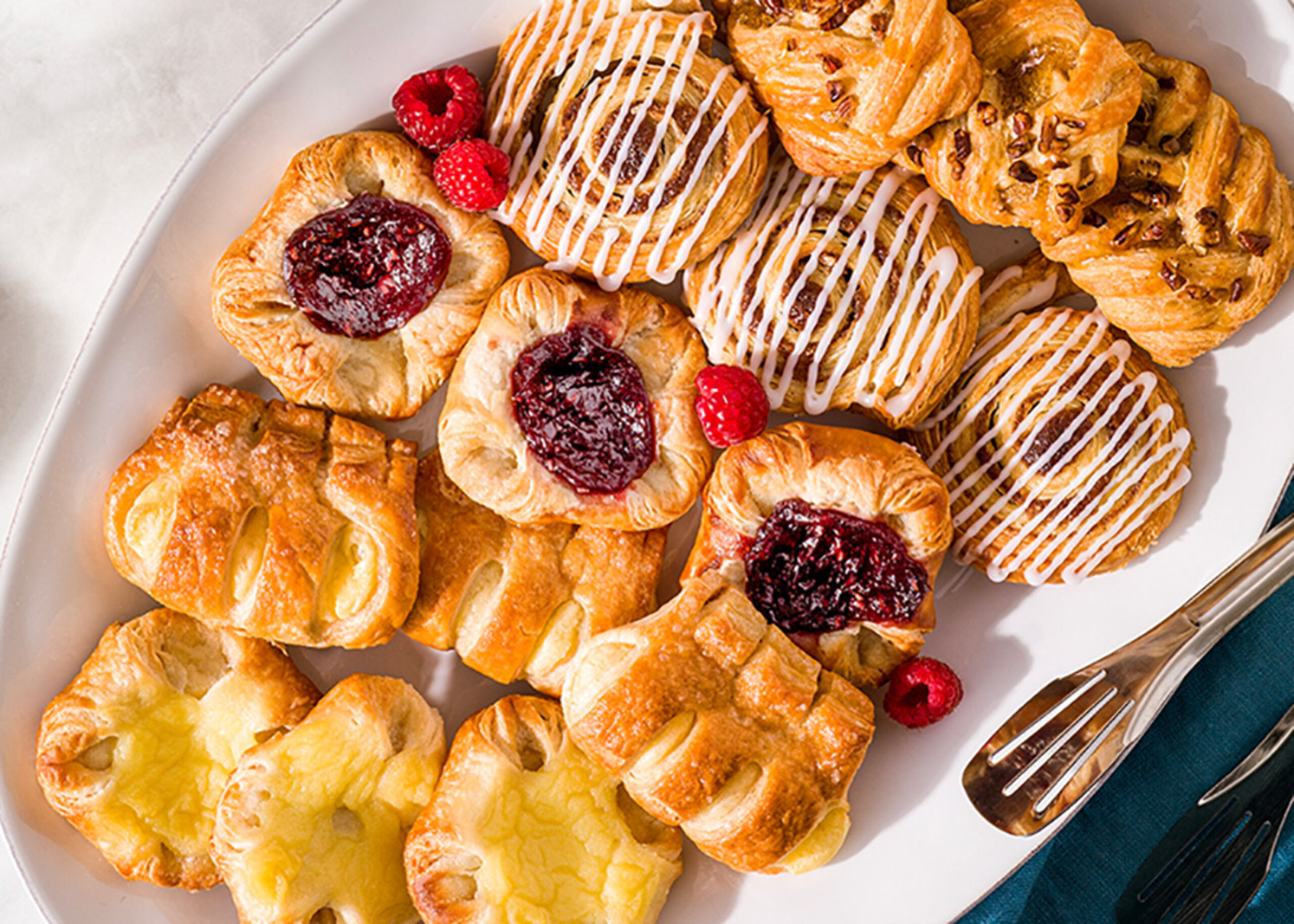 80531 Breakfast Platter of Schulstad Mini Danish Selection
