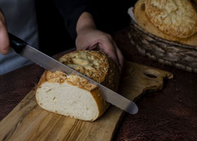 227113 Three Cheese Artisan Demi Loaf Sliced