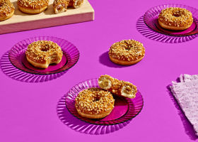 228291 Schulstad Caramel Filled Ring Donuts