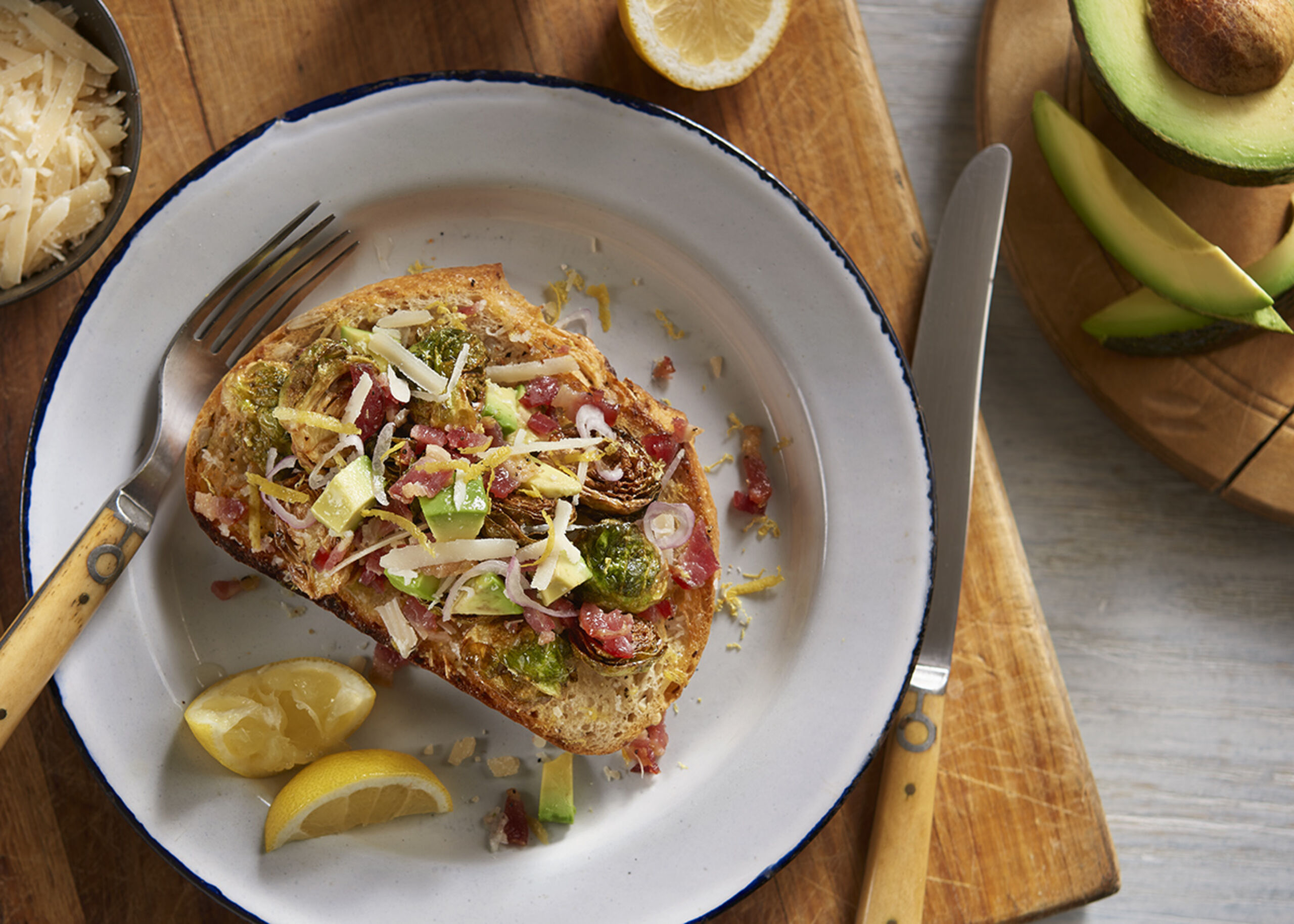 7648 Brussels Sprout Salad Toast