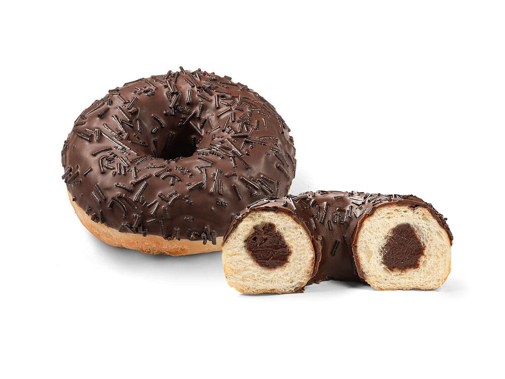 228293 Chocolatey Filled Ring Donut 