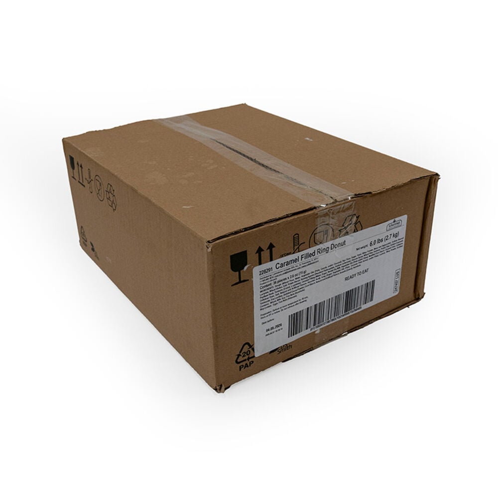 228293 Schulstad Chocolatey Filled Ring Donut Case