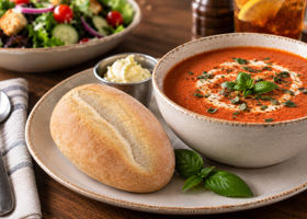 743 Tomato Soup & Ciabatta Bread