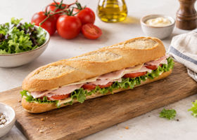 80310 Turkey & Ham Baguette Sandwich