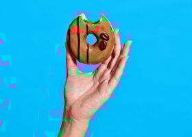 228287 Schulstad Cappuccino Filled Ring with Bite