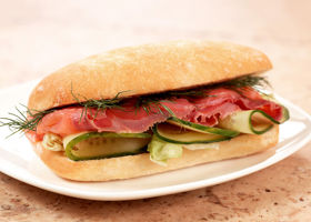 50780 Smoked Salmon Ciabatta Sandwich Recipe