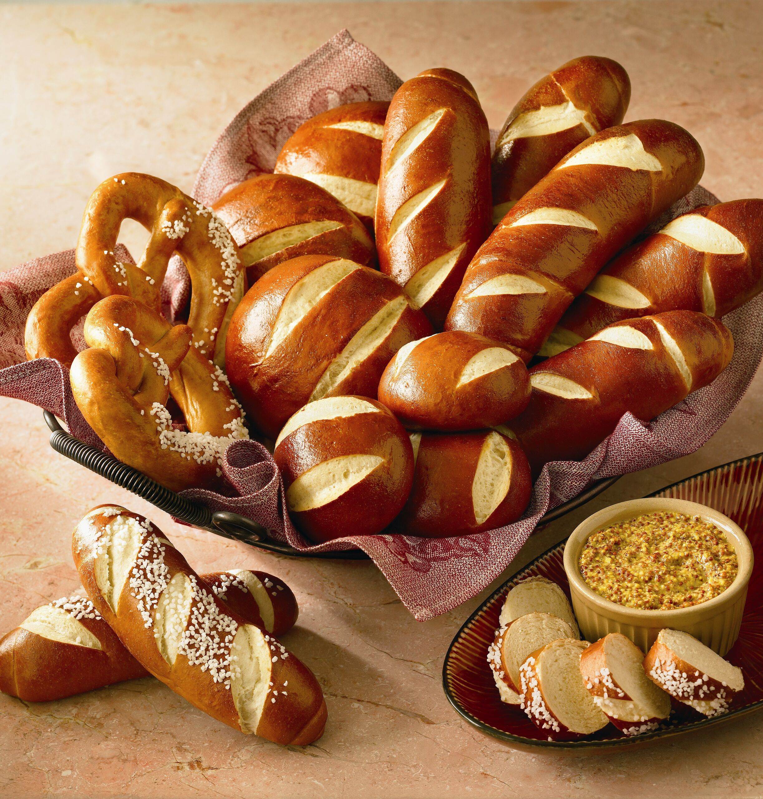 Various Pretzels - in basket