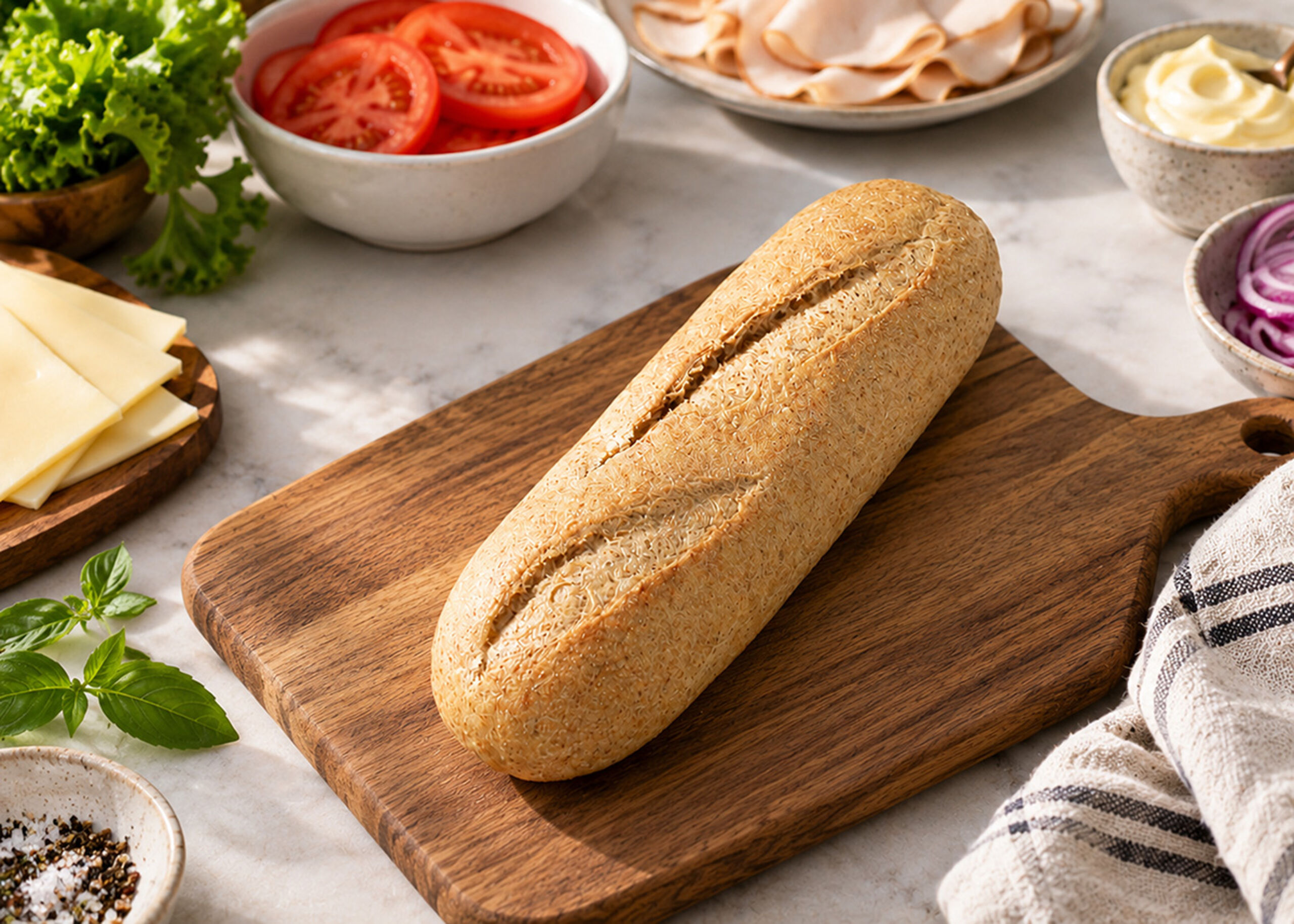15091 Wheat Sandwich Baguette