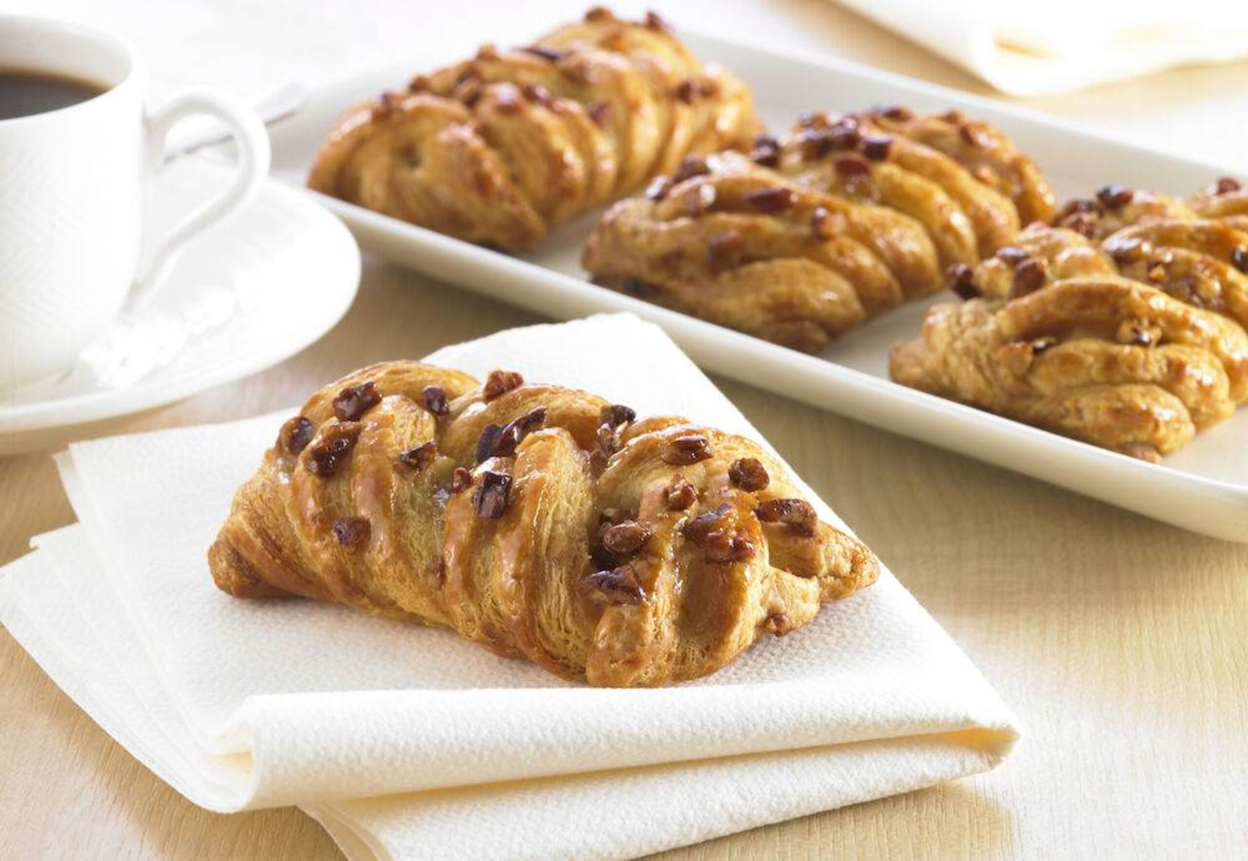 80242 Schulstad Mini Maple Pecan Plait Danish Pastries