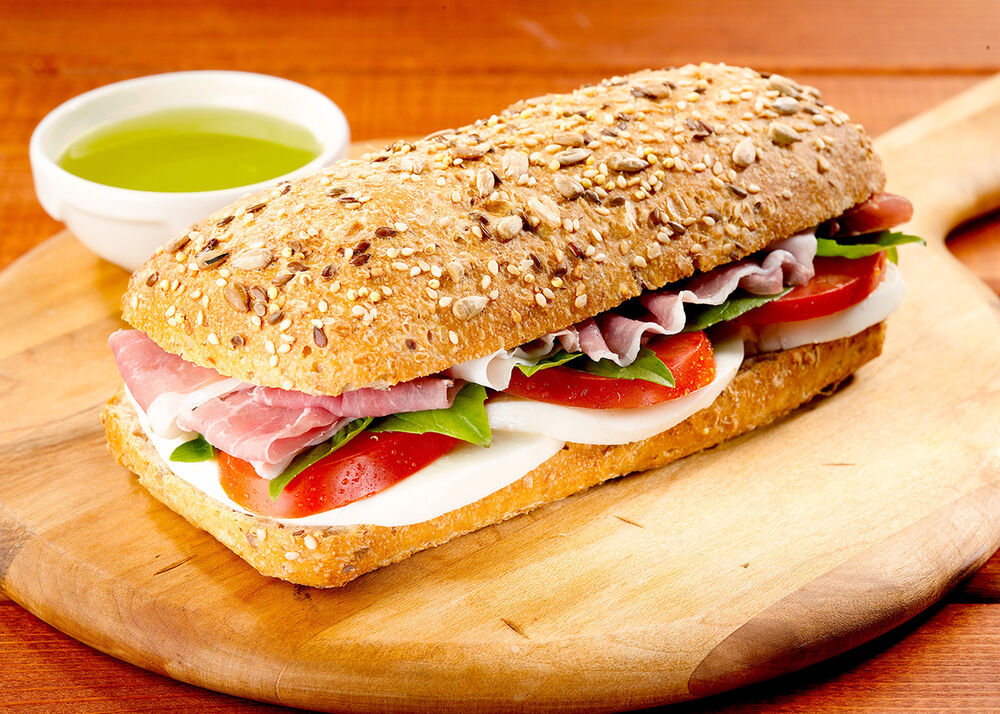 50747 Caprese Prosciutto Ciabatta Sandwich