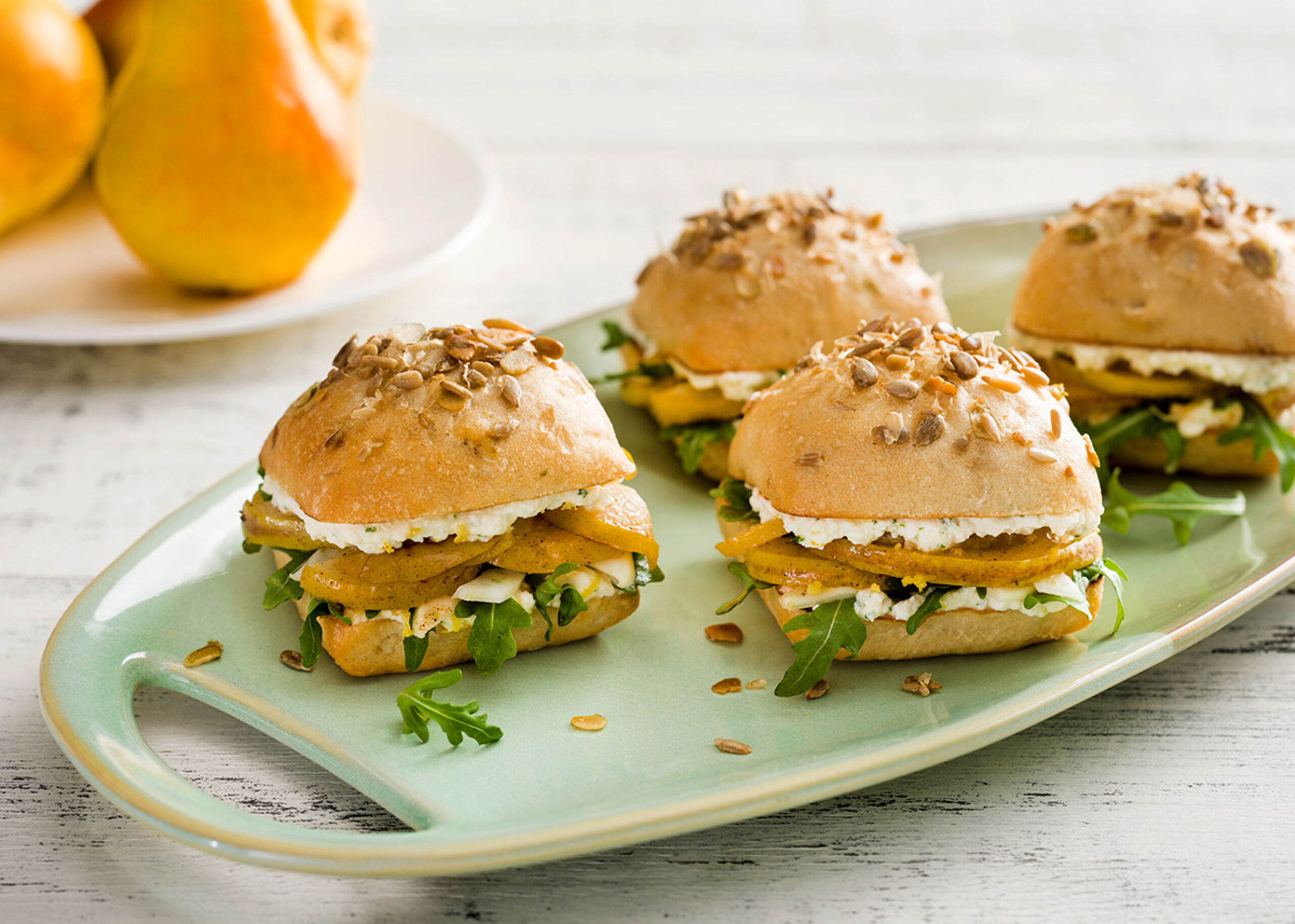 5108 Pear Ricotta Sliders
