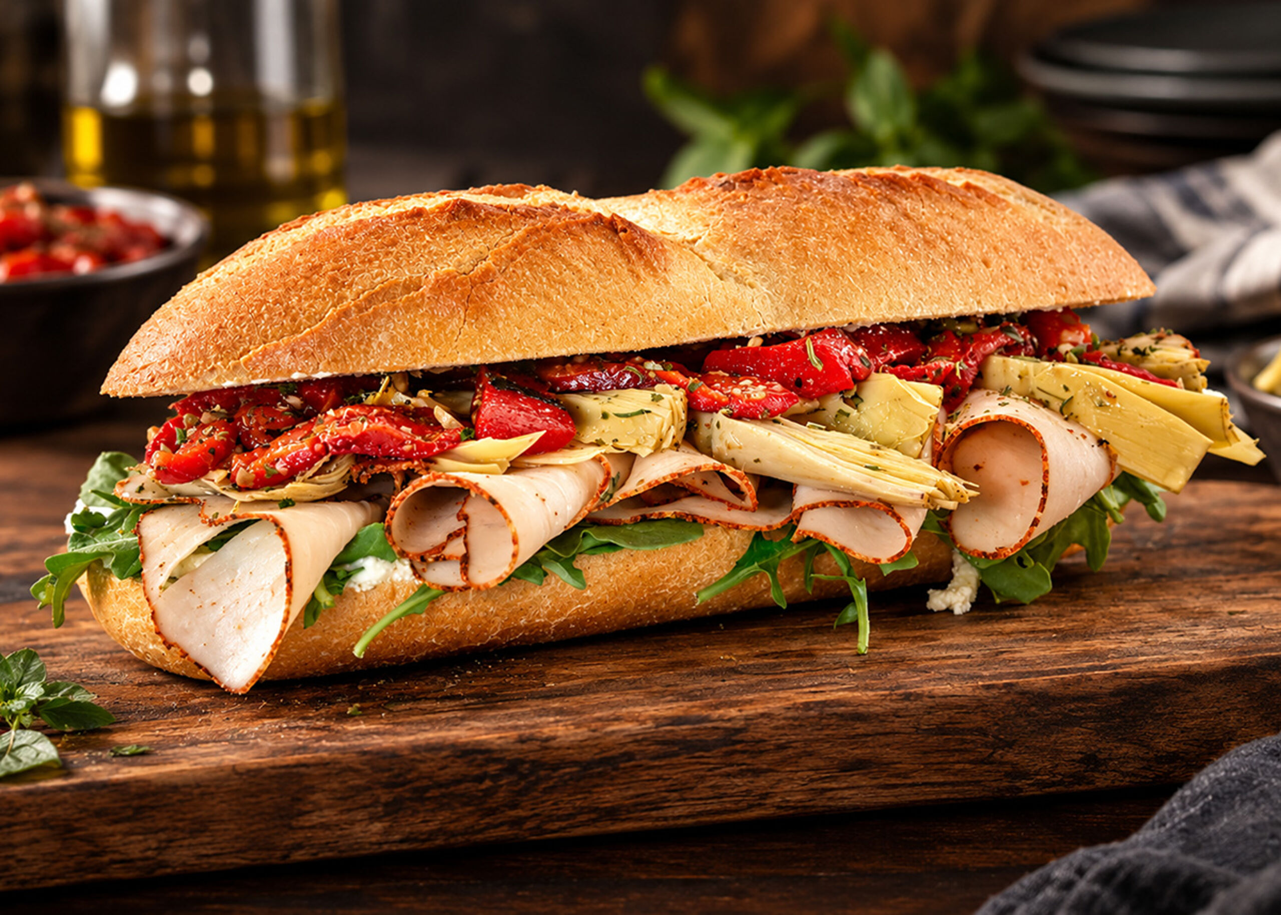 802 Turkey & Artichoke Hero