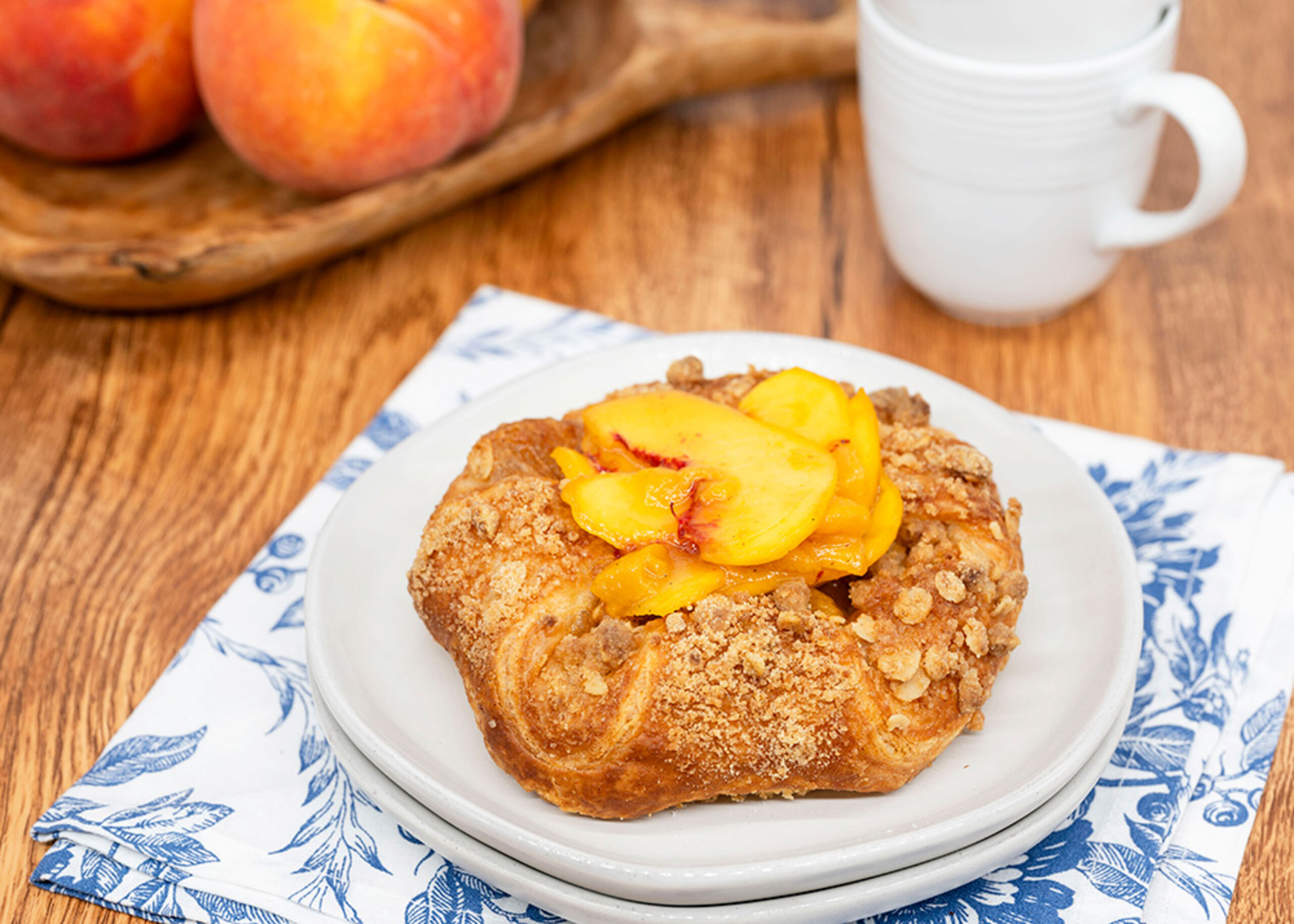 230286 Schulstad Peach Cobbler Cream Cheese Crown Recipe