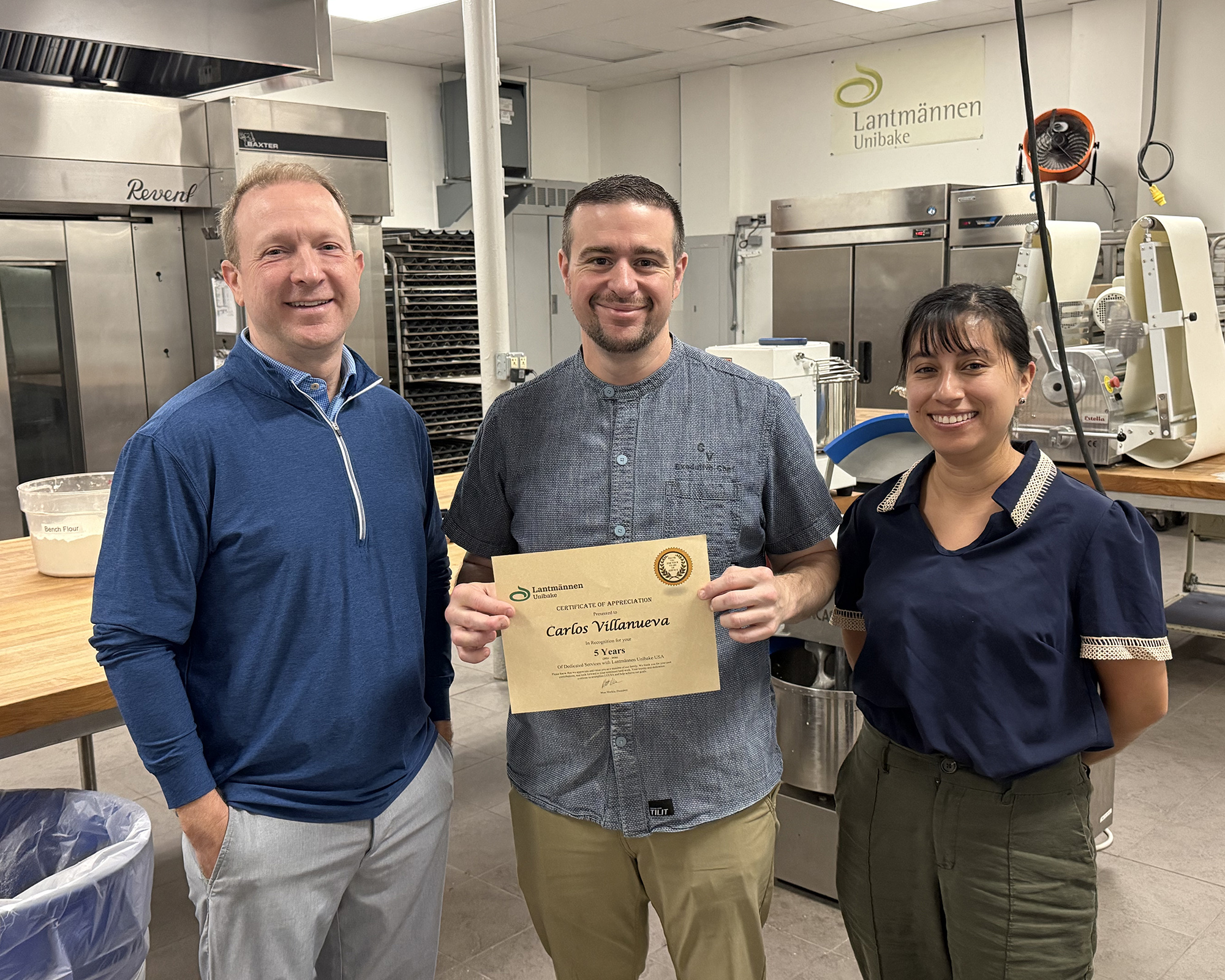 Carlos Celebrates 5 Year Work Anniversary at Unibake USA.jpg