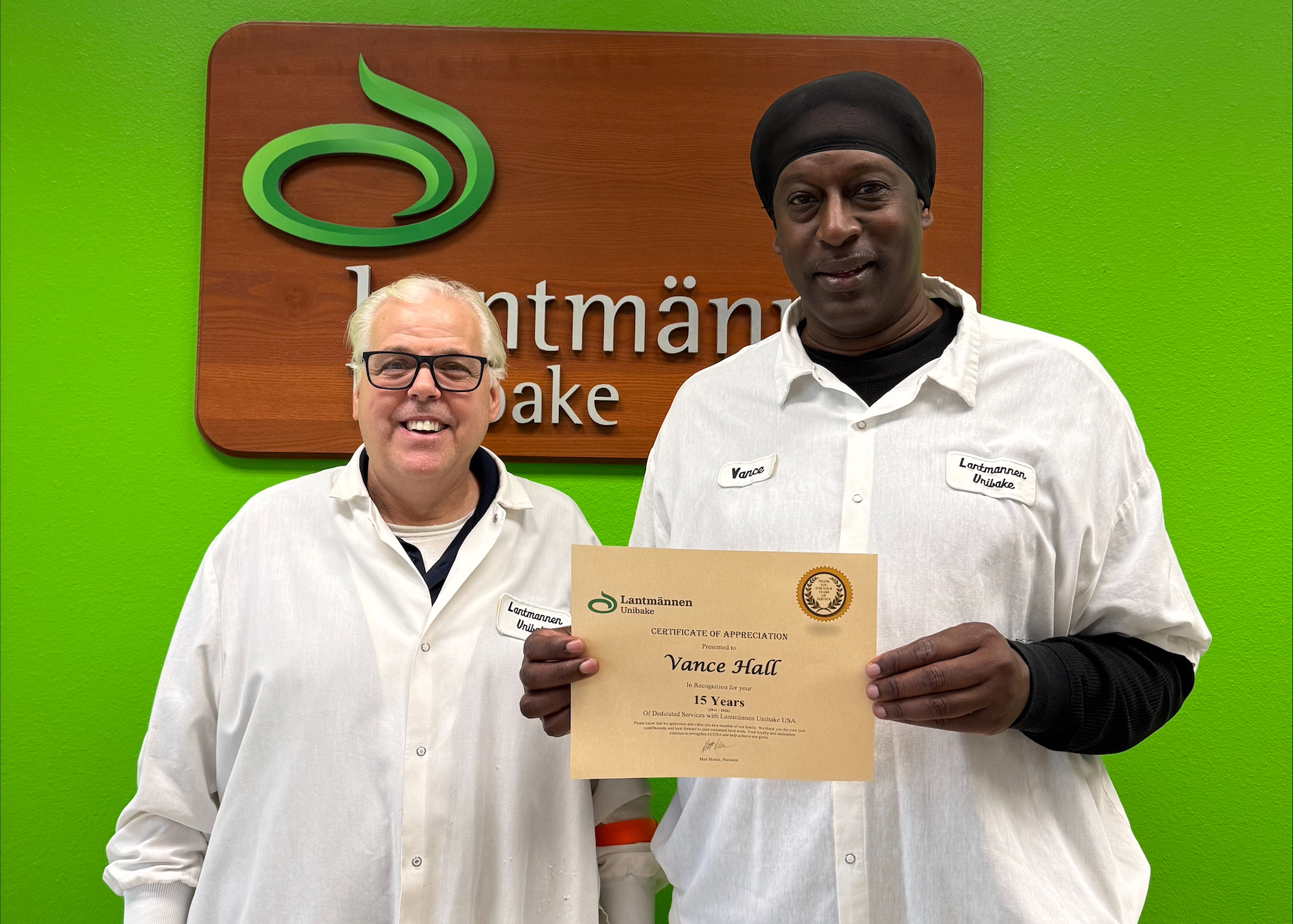 Vance Celebrates 15 Years with Unibake USA.jpg
