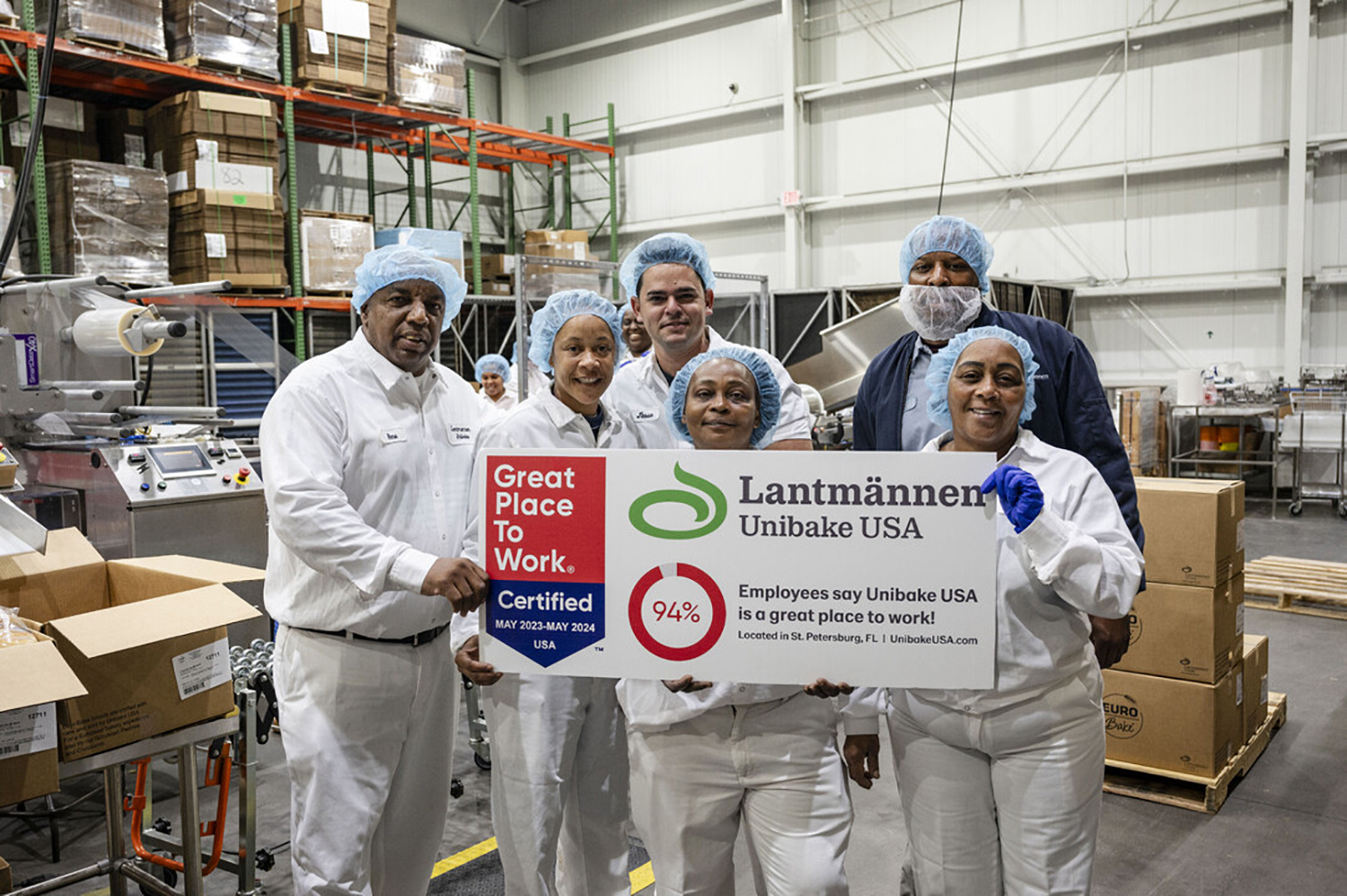 Lantmannen Unibake USA is Certified as a Great Place to Work.jpg