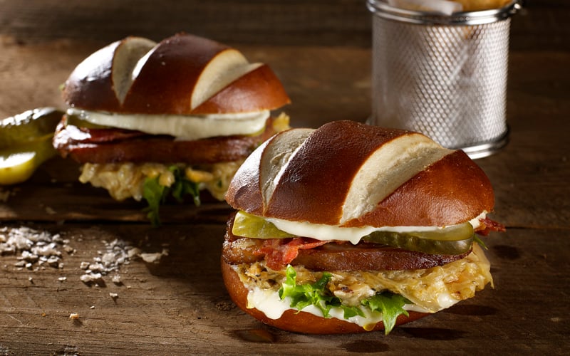 Euro-Bake Bavarian Pork Loin Burger Recipe