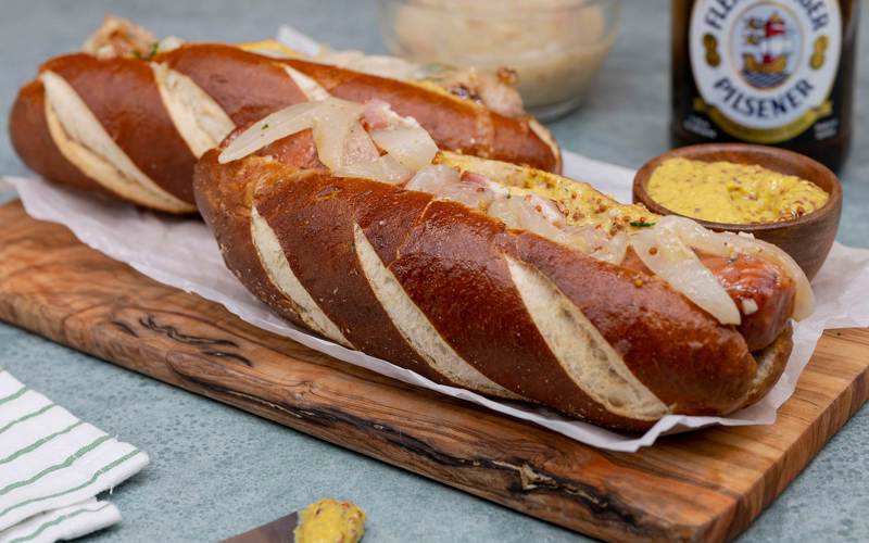 Euro-Bake Oktoberfest Pretzel Brats Recipe