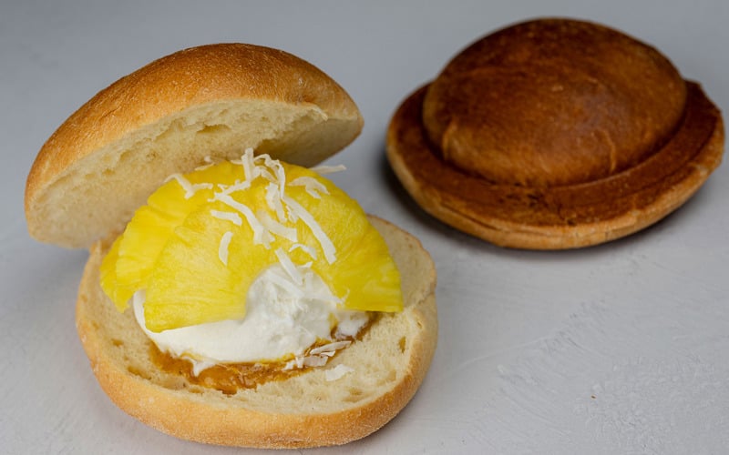 Euro-Bake Pina Colada Stuffed Brioche Bun Recipe